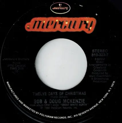 Bob & Doug McKenzie - Take Off