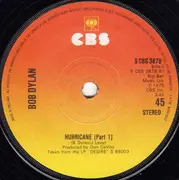7inch Vinyl Single - Bob Dylan - Hurricane (Part 1)