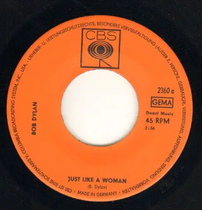 Bob Dylan - Just Like A Woman