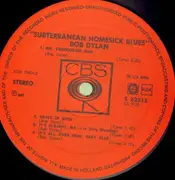 LP - Bob Dylan - Subterranean Homesick Blues - ORIGINAL