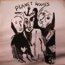 LP - Bob Dylan - Planet Waves - orig uk pink rim island