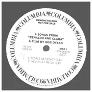 12inch Vinyl Single - Bob Dylan - 4 Songs From 'Renaldo And Clara' - White Label