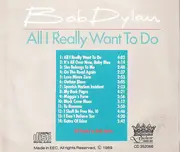 CD - Bob Dylan - All I Really Want To Do