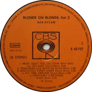 LP - Bob Dylan - Blonde On Blonde, Vol. 2