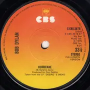 7inch Vinyl Single - Bob Dylan - Hurricane (Part 1)