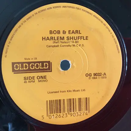 Bob & Earl / Jackie Lee - Harlem Shuffle / The Duck