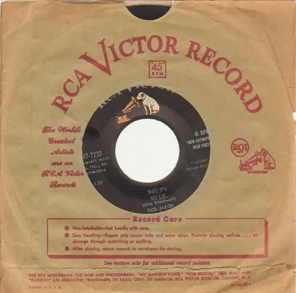 Bob Jaxon - Well, It's No Lie