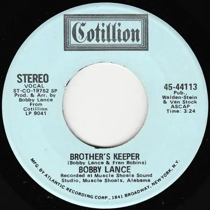 Bob Lance - Brother's Keeper