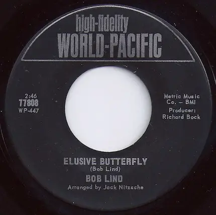 Bob Lind - Cheryl's Goin' Home / Elusive Butterfly