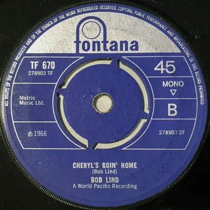 Bob Lind - Elusive Butterfly