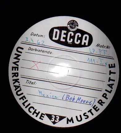 Bob Moore And His Orchestra - Mexico And Other Great Hits