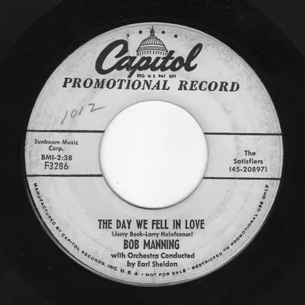 Bob Manning - Beggar Or King / The Day We Fell In Love