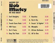 CD - Bob Marley - More Of Bob Marley At His Best