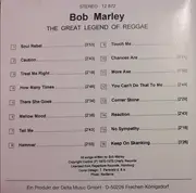 CD - Bob Marley - The Great Legend Of Reggae