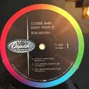 LP - Bob Melvin - Closer Baby, Don't Fight It