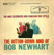 7inch Vinyl Single - Bob Newhart - The Button-Down Mind Of Bob Newhart - Label Variation