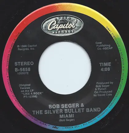 Bob Seger And The Silver Bullet Band - Miami
