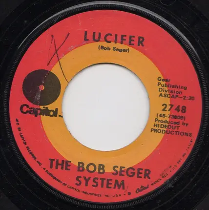 Bob Seger System - Lucifer