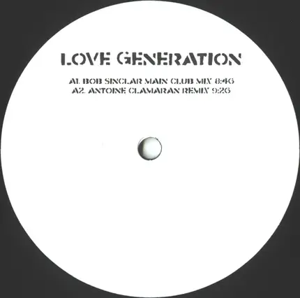 Bob Sinclar - Love Generation
