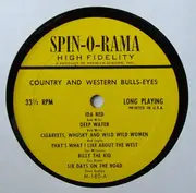 LP - Bob Wills , Red Ingle , Tex Williams , Tex Ritter , Dave Dudley , The Renfro Valley Pioneers - Country & Western Bulls-Eyes