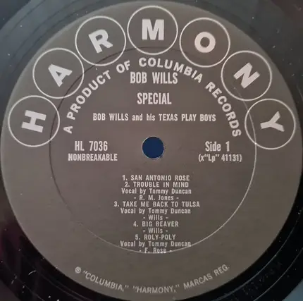 Bob Wills & His Texas Playboys - Bob Wills Special