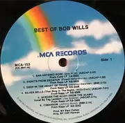 LP - Bob Wills - The Best Of Bob Wills