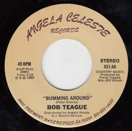 Bob Teague - Hag And I / Bumming Around