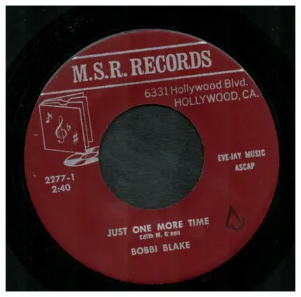 Bobbi Blake - Just One More Time / I Couldn't Believe