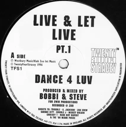 Bobbi & Steve - Live & Let Live (Pt. 1)
