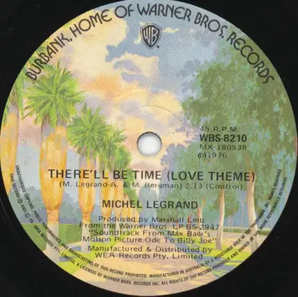 Bobbie Gentry / Michel Legrand - Ode To Billy Joe - Main Title / There'll Be Time (Love Theme)