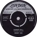7inch Vinyl Single - Bobby Vee - Rubber Ball - Label Variant