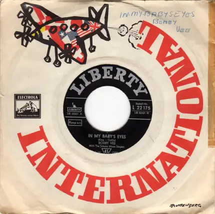 Bobby Vee With The Johnny Mann Singers - In My Baby's Eyes / Sharing You