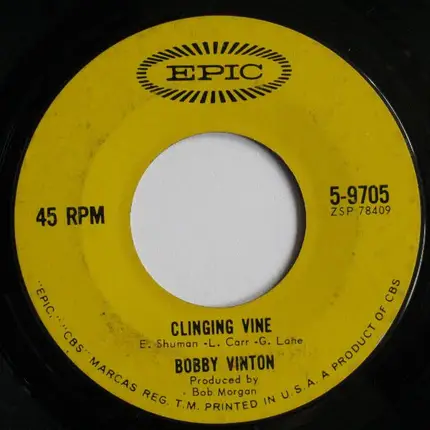 Bobby Vinton - Clinging Vine