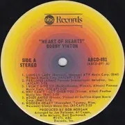 LP - Bobby Vinton - Heart Of Hearts