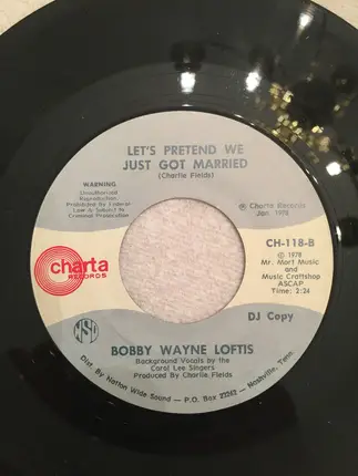 Bobby Wayne Loftis - Cain't Shake You Off My Mind