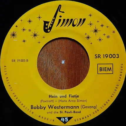 Bobby Westermann Und Die St. Pauli-Band - Armer Kleiner Moses / Hein Und Fietje
