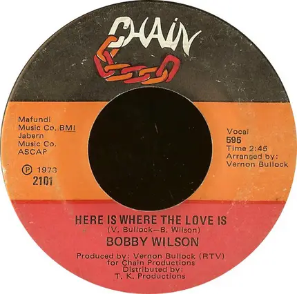 Bobby Wilson - Here Is Where the Love Is