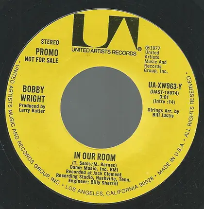 Bobby Wright - In Our Room