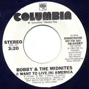 7inch Vinyl Single - Bobby And The Midnites - (I Want To Live In) America