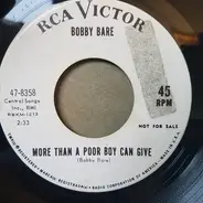 Bobby Bare - More Than A Poor Boy Could Give