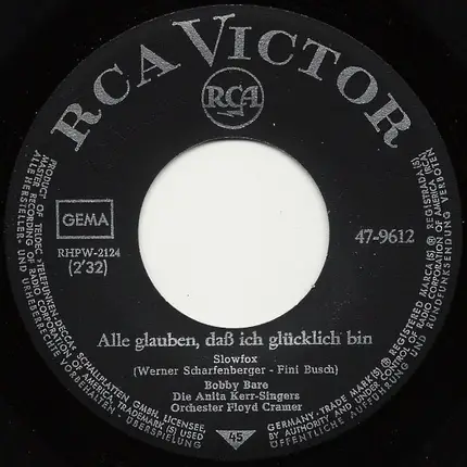 Bobby Bare - Alle Glauben, Daß Ich Glücklich Bin