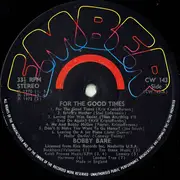 LP - Bobby Bare - For The Good Times