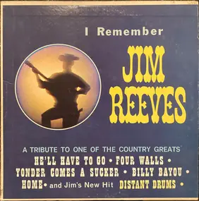 Bobby Bond - Bobby Bond Sings In Tribute - I Remember Jim Reeves