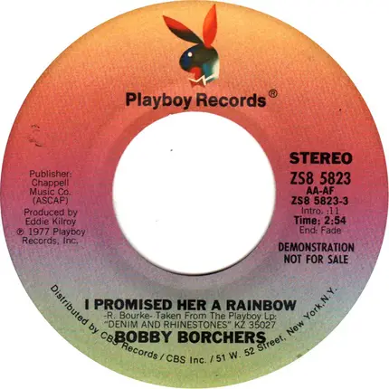 Bobby Borchers - I Promised Her A Rainbow