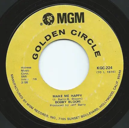 Bobby Bloom - Montego Bay / Make Me Happy