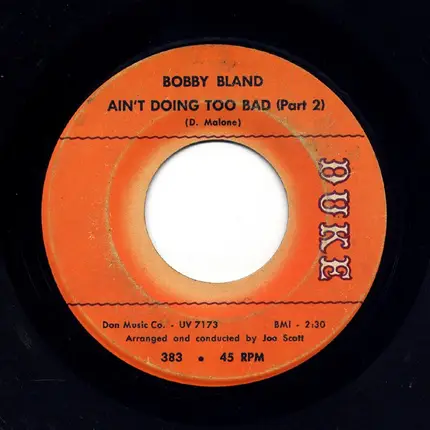 Bobby Bland - Ain't Doing Too Bad