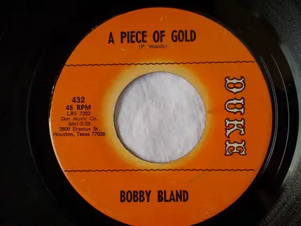 Bobby Bland - Driftin' Blues /  A Piece Of Gold