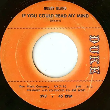 Bobby Bland - I'm Too Far Gone (To Turn Around) / If You Could Read My Mind