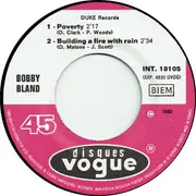 7inch Vinyl Single - Bobby Bland - Poverty - EP