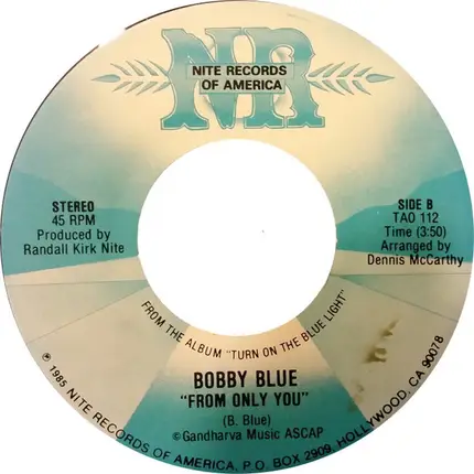 Bobby Blue - Blue Light / From Only You